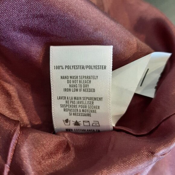 COSTA BLANCA Chiffon A-Line Mini Skirt Floral Tie Waist Purple Spring - Picture 13 of 13